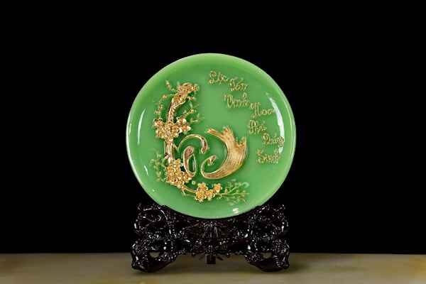 Đĩa Phúc Lộc Thọ nhẫn 